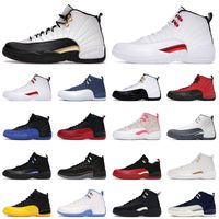 Royalty Taxi 12 12s Mens Basketball Shoes Utility Dark Concord The Master inverse Flu Game Taxi Men Domen Sports Sports Sports Sneaker