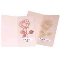 Mode Electropled Rose Gold Clips Metal Bookmark for Books Paper Creative Products Office Supplies Party Favorit