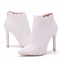 Compre al por mayor Botines De Novia De Encaje de bajo precio \u0026 de calidad  con envío gratuito | Es.DHgate