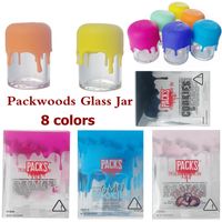PACKS Packwoods Tubes Glass Jar 8 Colors Food Grade Containe...