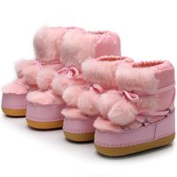 Boots 2021 Winter Snow Women Kids Hairy Thick Fur Lace Up No...