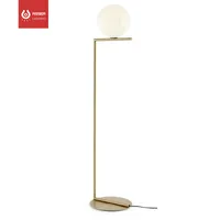 Nordic Design Modern Gold Schwarz LED Hohe Stehleuchte, die für Wohnzimmer-Schönheitssalon-Lampen steht