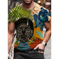 MENS 2021 Yaz Moda Tees Erkekler için T-Shirtler Dijital Baskılı Kısa Kollu Nefes Mürettebat Boyun T Shirt 8 Stilleri Tops