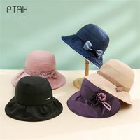 [PTAH] cappello da sole cappelli da sole cappelli da sole per le donne all'aperto pieghevole protezione solare spiaggia cappello da spiaggia pescatore cappello da sole visiera sole cappello da sole 220311