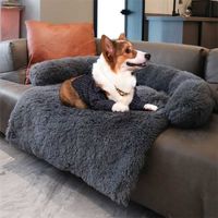 King Dog кровати диван большие пушистые собаки домашнее животное коврик длинный плюшевый теплый питомник кошка щенок подушки моющееся одеяло 211218