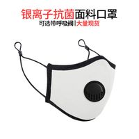 Five Men Silver Ion Antibacterial Three Layer Cloth Mask Washable Pure Cotton Cold Proof with Breathing WJK8720