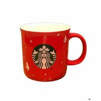 Starbucks Kupalar Serisi Mavi Elk Noel Ağacı Seramik Kahve Fincanı Hediye Product
