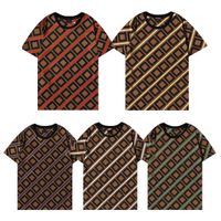 남성 T- 셔츠 여름 디자이너 티즈 탑스 망 글자 인쇄 Tshirts 통기성 느슨한 의류 5 색 T 셔츠