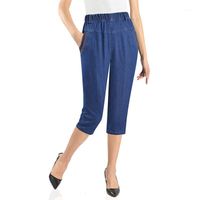 Pantalones Capri De Mezclilla Para Mujer Al Por Mayor