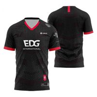2021 EDG Équipe Jersey Meiko Jiejie Nom personnalisé Fans T-shirt T-shirt Chemises Uniformes pour hommes Femmes E-Sport Tees Vêtements Y1108