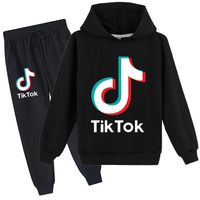 Compre al por mayor Tik Tok Niñas Sudadera Con Capucha de bajo precio \u0026 de  calidad con envío gratuito | Es.DHgate