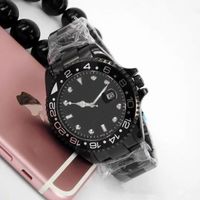 Лучшие продажи доступные 44 мм Masculino мужские часы мода черный с календарем брекет складной зажима мастера мужские мужчины смотрят модные товары в Европе и Америке
