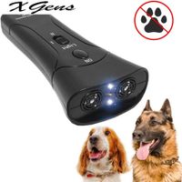 Fashion 3 in 1 Pet Dog Repeller Anti Barking Stop Bark Training Device Trainer LED Ultrasonic Anti Barking Ultrasonic Without Battery