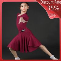 Vestido De Tango Rojo Para Niña al por mayor a precios baratos | DHgate