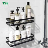 Bathroom Shelves Corner Shelf Shower Storage Rack Holder Toilet Organizer Bathroom Accessories 220120