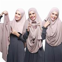 Schals 10 stücke Frauen Ebene Instant Baumwolle Jersey Schal Kopf Hijab Wrap Feste Farbschals Foulard Femme Muslim Hijabs Laden bereit zum Tragen