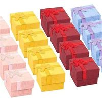 Takı Hediyeler Kutusu Karton Yüzük Kutuları Küpe Mücevherat Saklama Kutusu Yıldönümleri Doğum Günleri için