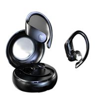 TWS Music Headphones Bluetooth 5.0 Earpieces Esporte Earbuds impermeáveis ​​Trabalhos em todos os fones de ouvido sem fio do Android iOS Smartphone