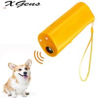 3 in 1 Dog Anti Barking Device Ultrasonic Dog Repeller Stop Bark Control Training Supplies With LED Flashlight