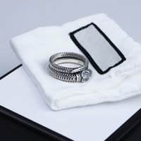 2020 Nowe Męskie Pierścionki Wysokiej Jakości Ring Szerokość Moda Marka Vintage Pierścień Grawerowanie Pary Pierścionek Biżuteria Prezent Love Pierścionki Bague Brak pudełka