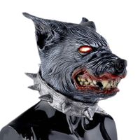 Kostüm Zubehör Halloween Teufel Hund Tier Latex Maske Horror Party Cosplay Kostüm Requisiten Realistische Headwear