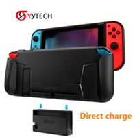 Syytech Guarda Shell Docking Handle Capas Grips Slot Capa TPU Capa protetora para Nintendo Switch Game