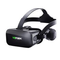 VRPARK J20 Virtual Reality Smart 3D Glasses VR Headset Stereo Helmet Game Video Headset for iPhone Android Smartphone a55