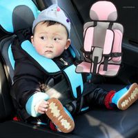 Assento de carro de bebê ajustável segurança proteção portátil cadeiras de criança espessamento esponja assentos de carros para viajar assento infantil1