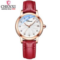 Chenxi New Luxury Automatic Mechanical Watch Women Brand Waterproof Rose Gold Quartz Wristwatch Ladies Relogios Femininos