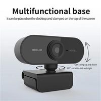US Stock 1080p HD webcam USB webcam Web con microfono A05 A56