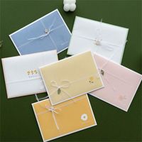 Cartes de vœux Card Fournitures de bureau Enveloppe Cartoon Creative Lettre Paper Confession Love Cadeau Papeterie Écrivant Pape