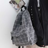 DIEHE Fashion College School Bag Backpacks for Women Striped Book Packbags Teenage Girls Men Travel Shoulder Bags Rucksack 220121