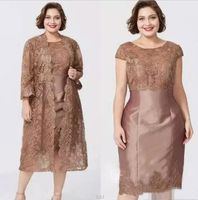 New Custom Made Mother of Bride Dresses Suits Lace Appliqued...