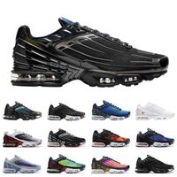 Artı III 3 TN Erkek Yeni Tuned Koşu Ayakkabıları Kadın Açık Derin Kraliyet Hiper Menekşe Siyah Beyaz Spor Sneakers 36-45