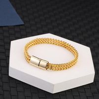 Link, cadeia simples e elegante bracelete de aço inoxidável para homens mulheres típicas festa jóias presentes