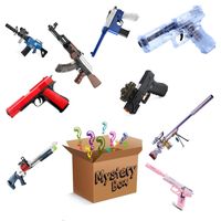 Caja de misterio: Pistola de juguete Pistola Blaster Crystal Bomb Foam Darts Shooting Delty Rifle Sniper para niños Niños Adultos Juegos al aire libre