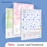Notizbücher 1 stück kokuyo campus lose blatt notebook binder tagebuch buch a5 b5 tägliche planer büro school hersteller journal