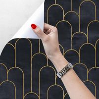 Wallpapers Peel And Stick Wallpaper Gold Stamping Stripes Removable Self Adhesive Film Wall Decor Shelf Drawer Liner