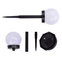 Cold White Solar Lights Outdoor,LED Solars lamps Globe Powered Garden Light Waterproof for Yard Patio Walkway Landscape In-Ground Spike Pathway
