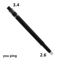 Fountain Pens Two Size Disposable Black Ink Cartridge Refills Pen Office School Student Stationery Supplies