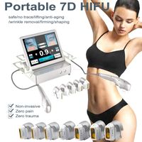 7D HIFU Machine 2 Handles Body Slimming Face Lifting With 7 ...
