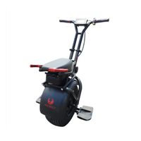 Scooter de moto électrique 1000W une roue auto équilibrant scooters 60V Electrics Scooter à monocycle-pour adultes avec siège