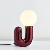 Lâmpadas de mesa Minimalista Moderno Bola de Vidro Quarto Luz Infantil Room Designer Model Lamp