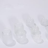 Augencremeflasche Mattes Glas Kosmetische Glas 5ml 10ml 15ml 30ml 50ml 100ml Hautpflegespeicherung Verpackung mit Holzkornkappe