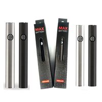 Max Vape Preak Baterias para Tanque G5 510 Slim Bottom Charge Pen Bateria Variável Variável com Micro USB Cabo