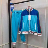 2021 Spring News Luxury Hommes Tracksuits Mode Campus Style Couleur Couleur Design Chinois Taille Sportswear Haute Qualité Poursuir Tracksuit pour hommes