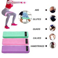 Bandas de resistência 3pcs HIP Workout Loop para treinamento de ginástica Esticando yoga espólio perna elástico equipamentos de banda