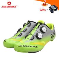 Road Carbon Cycling Shoes Men Women Ultra-light Breathable Sapatilha Ciclismo Outdoor Sport Racing Bicycle Sneakers Footwear