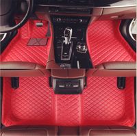 Alfombras adecuadas para jaguar xe xf xj xj xk f-pace i-pace esteras de piso de automóvil personalizadas de lujo