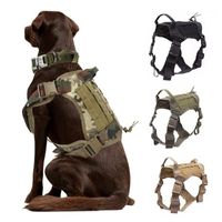 Harnais de chien tactique Vest de vêtements durables respirants K9 pour les chiens de taille moyenne allemande berger